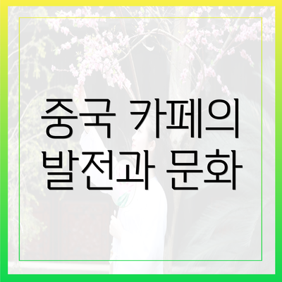 중국 카페의 발전과 문화