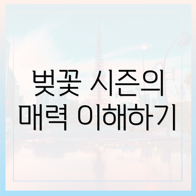 벚꽃 시즌의 매력 이해하기