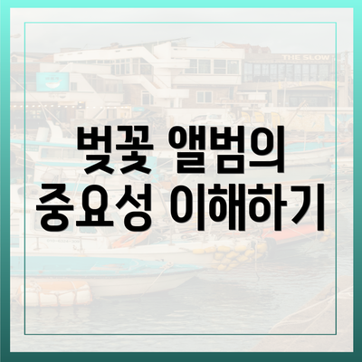 벚꽃 앨범의 중요성 이해하기