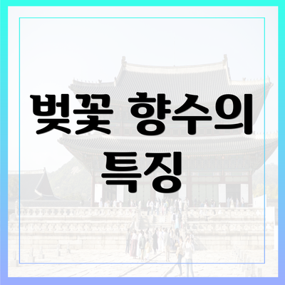 벚꽃 향수의 특징