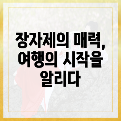 장자제의 매력, 여행의 시작을 알리다