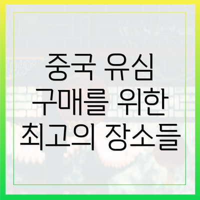 중국 유심 구매를 위한 최고의 장소들