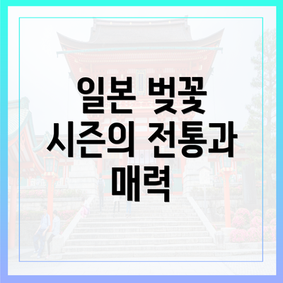 일본 벚꽃 시즌의 전통과 매력