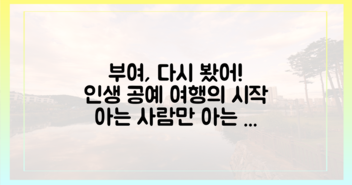 부여의 재발견, 공예 여행의 시작