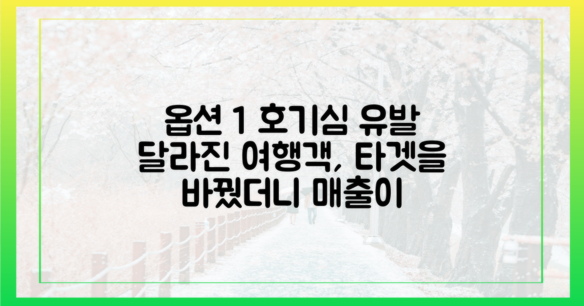 급증한 여행객, 타겟부터 재설정하세요