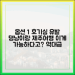 충격! 댕냥이와 제주도 여행, 이게 가능하다고?