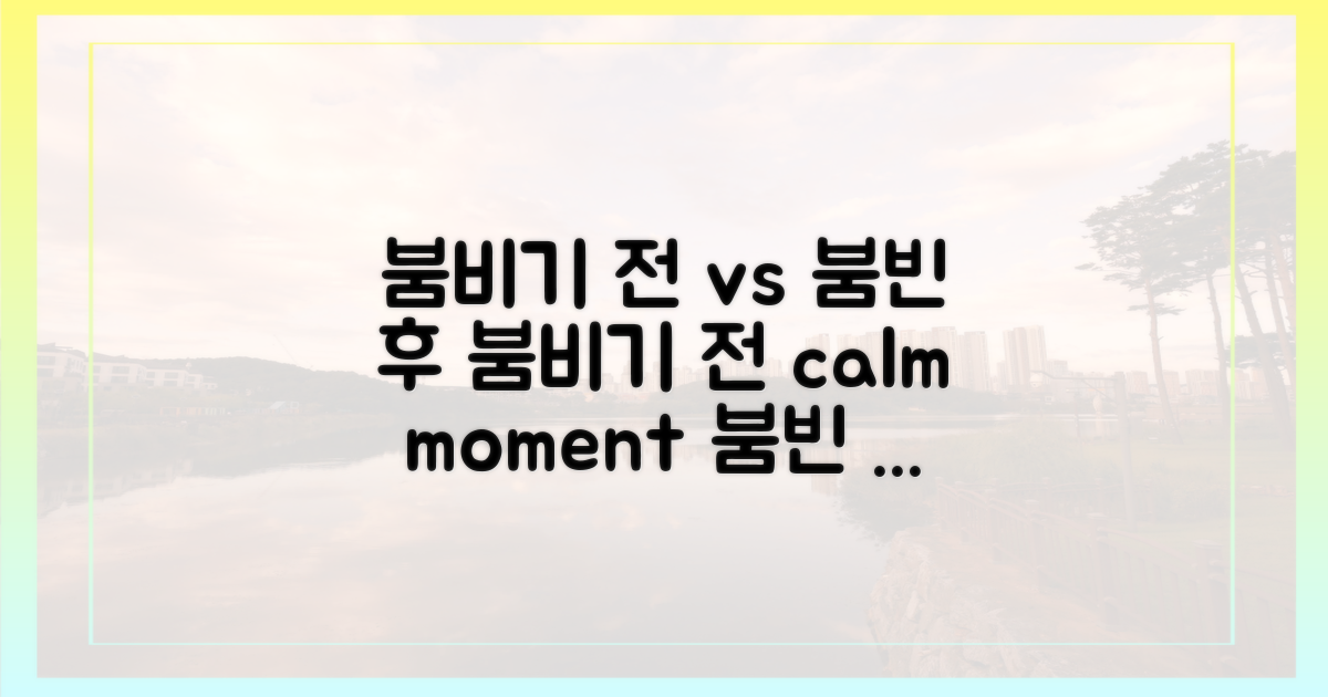 붐비기 전 vs 붐빈 후