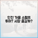 인천 가을여행, 모바일 스탬프투어로 전통시장을 즐길 수 있을까?