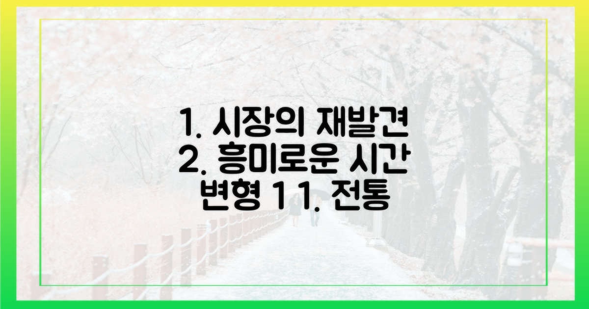전통시장, 재발견의 시간