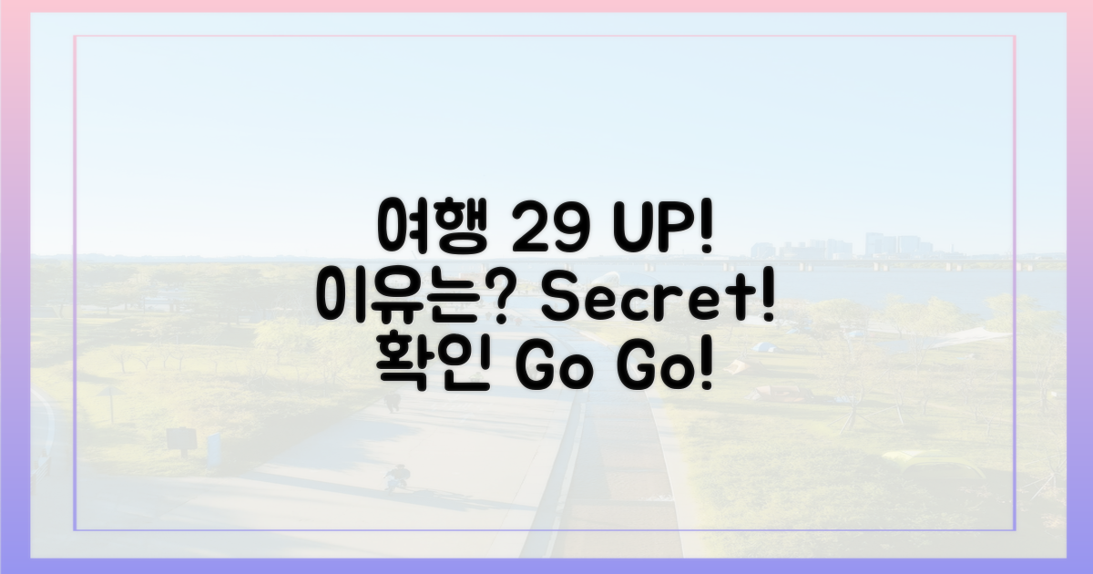 국내 여행 29% 급증, 이유 확인!