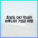 초보자도 7성급 럭셔리 브루나이 여행