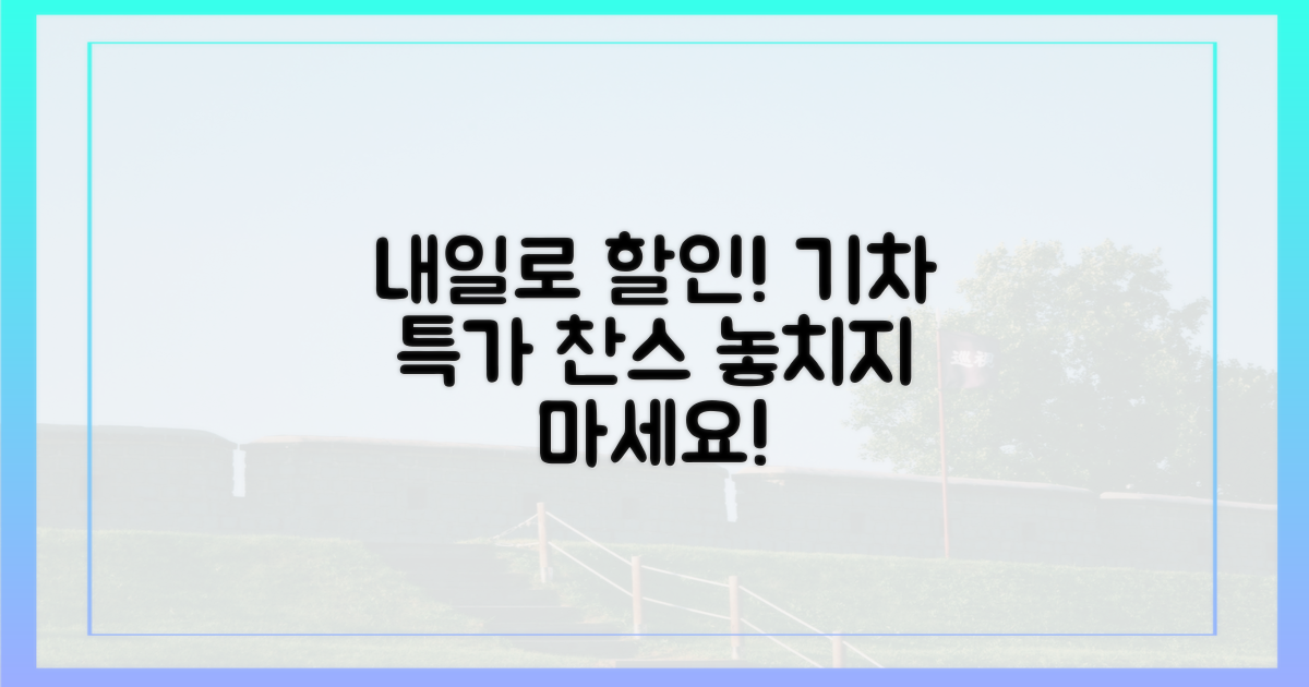 관광 열차, 내일로 할인 혜택