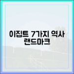 이집트 문명: 7가지 품격 역사 여행