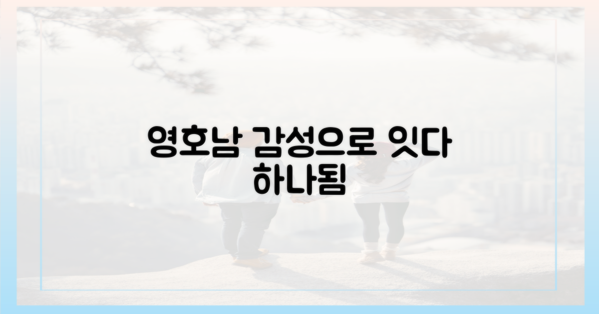 영·호남, 감성으로 잇다