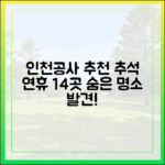 인천관광공사 추천! 추석 연휴 여행 14선, 놀라운 반전